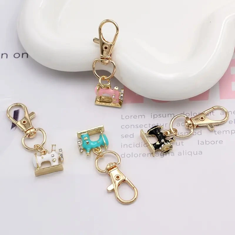 DIY Korean-style Jewelry Accessories K Gold Color Enamel Alloy Pendant