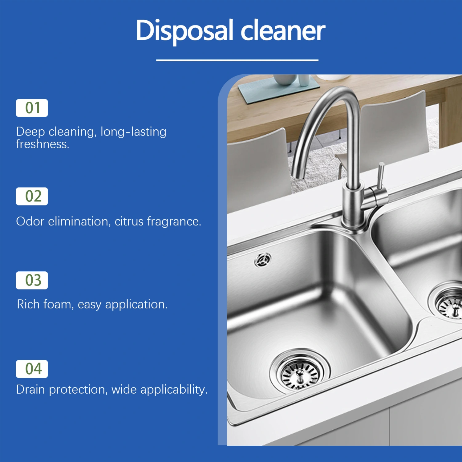 Drain Pipe Cleaning Sheet
