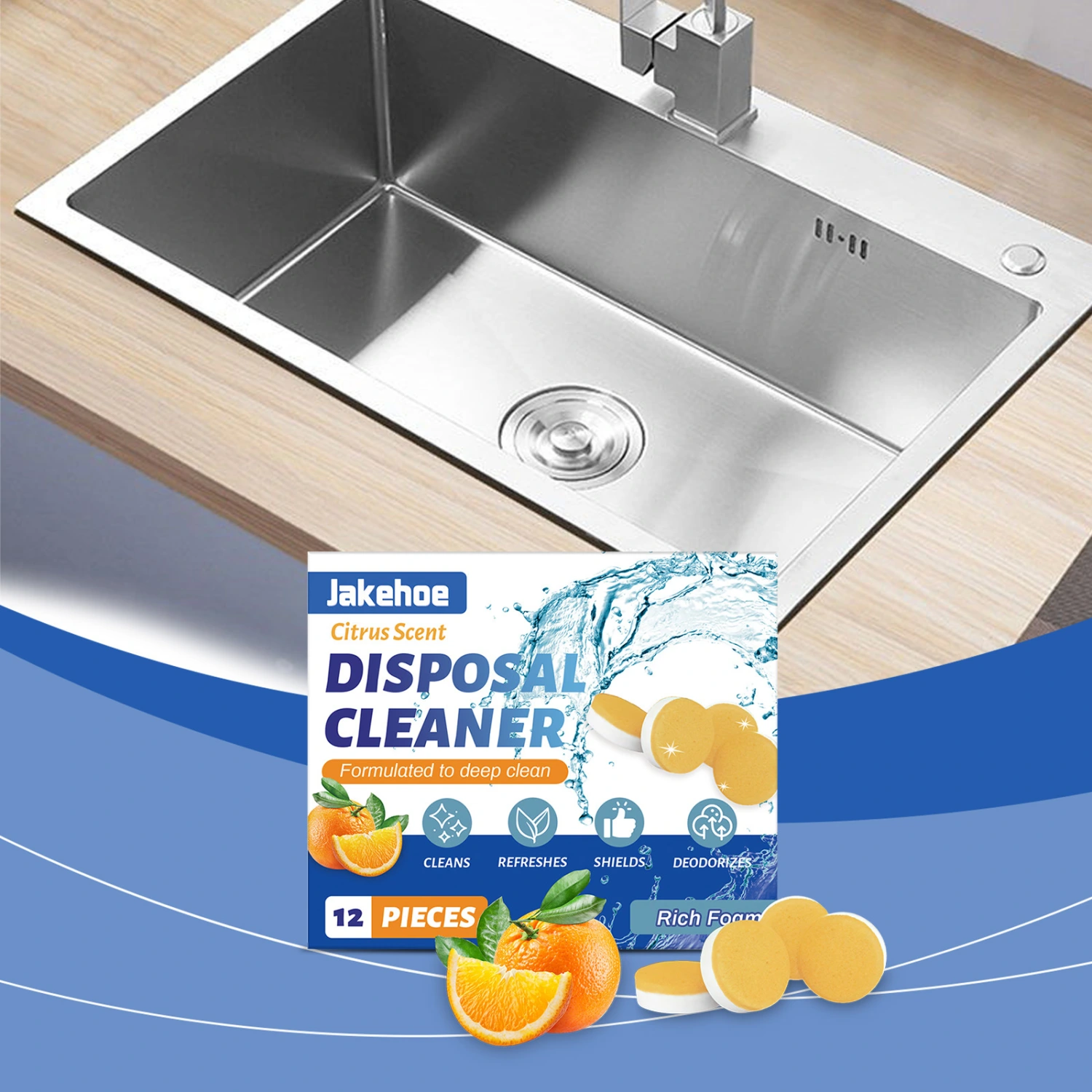 Drain Pipe Cleaning Sheet