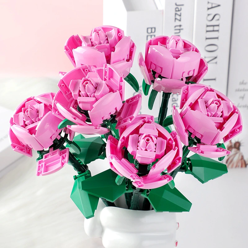Educational Toys Rose Assembled Educational Toys Decoration Small Particles