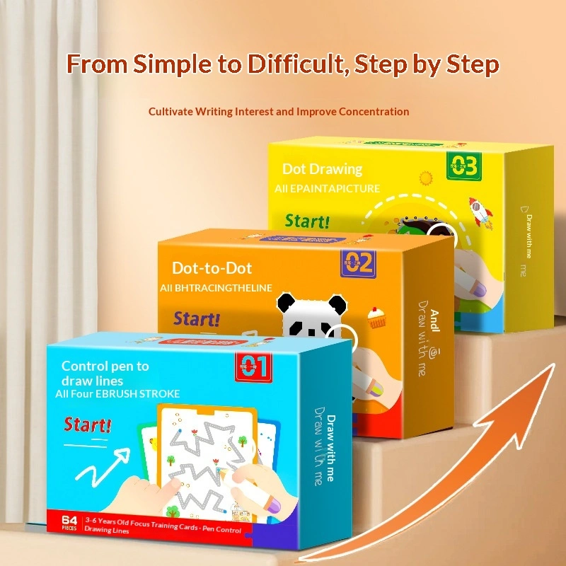 Children's Erasable Zero-basic Intelligence Toy For Pen Control Training