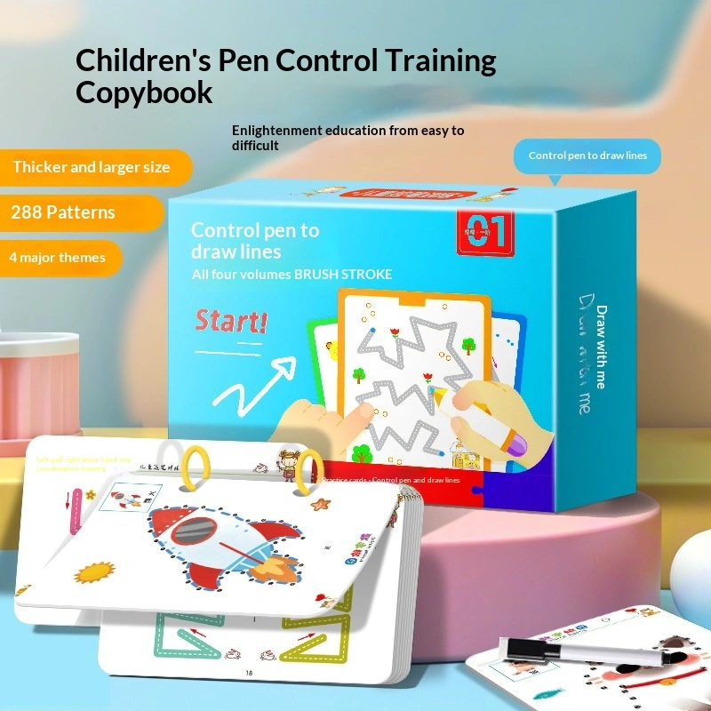 Children's Erasable Zero-basic Intelligence Toy For Pen Control Training