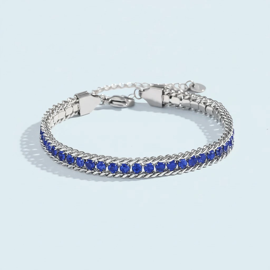 Women's Full Diamond Fashion Minimalist Design Bracelet