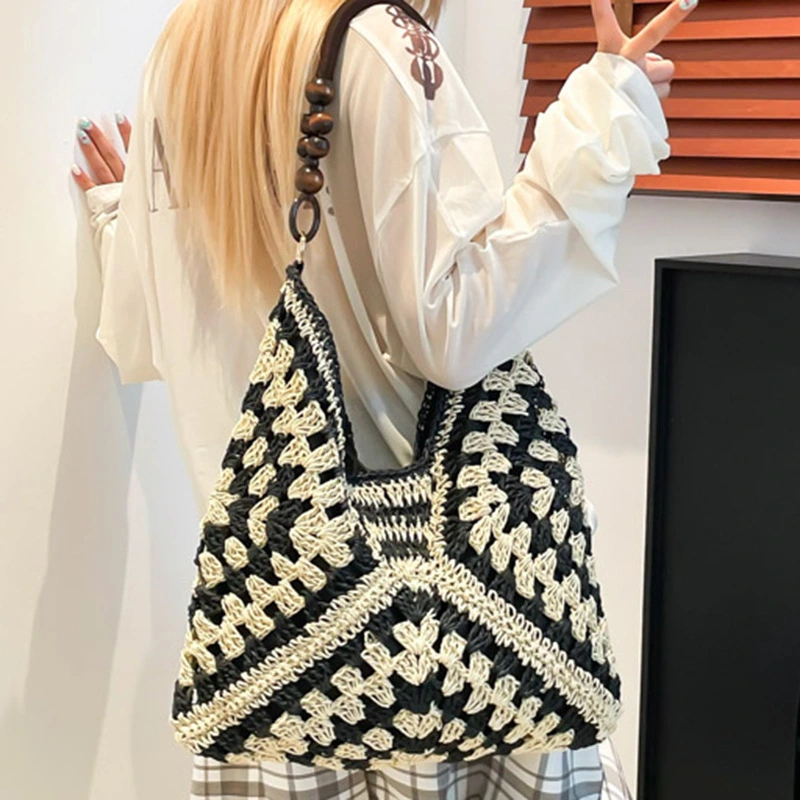 Large Capacity Woven Bag Women Summer Beach