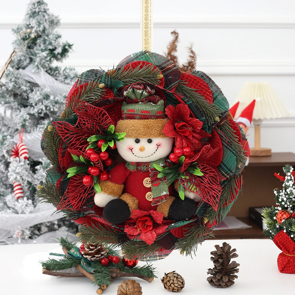 Old Man Snowman Wall Hanging Yard Decoration