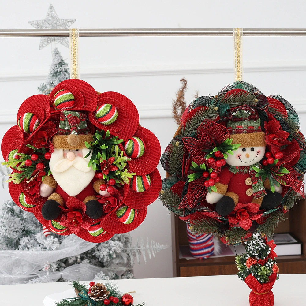 Old Man Snowman Wall Hanging Yard Decoration