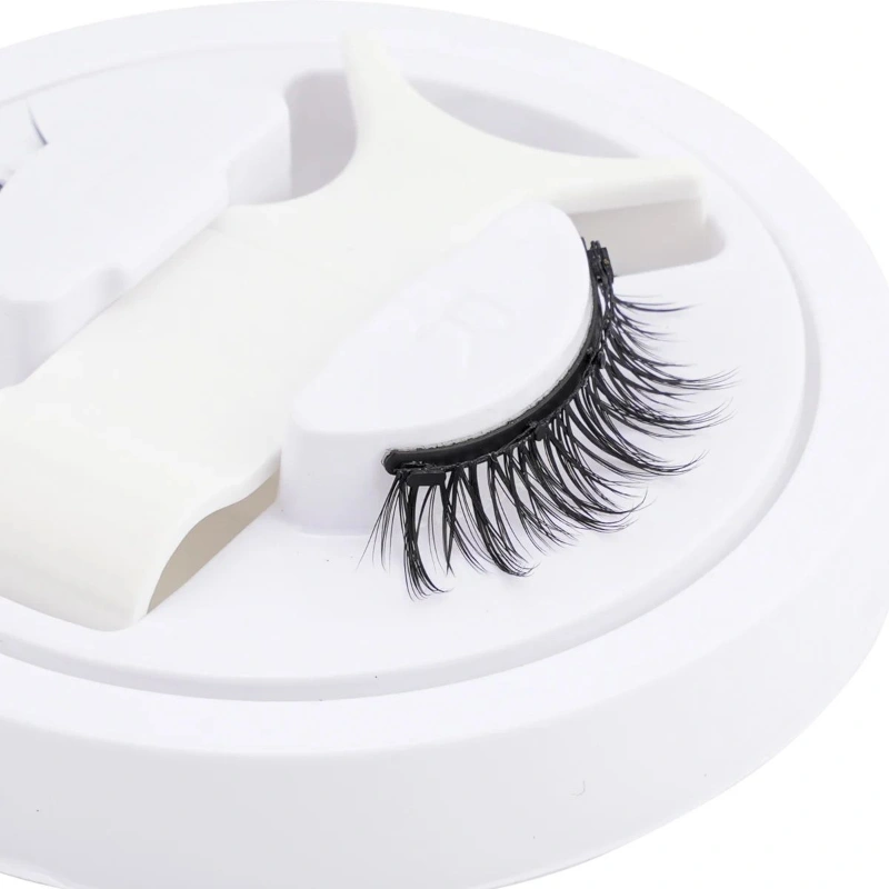 1 Pair Magnetic Eyelashes Handmade Fluffy Faux Mink Lashes