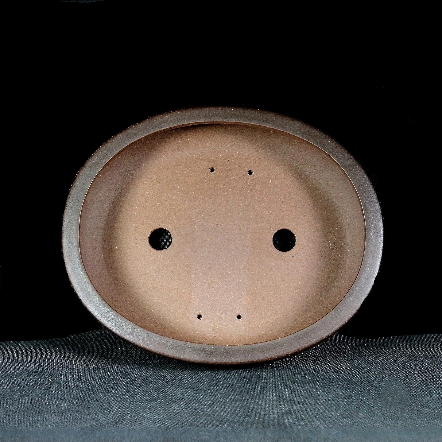 Fully Handmade Antique Oval Breathable Cypress Boxwood Purple Clay