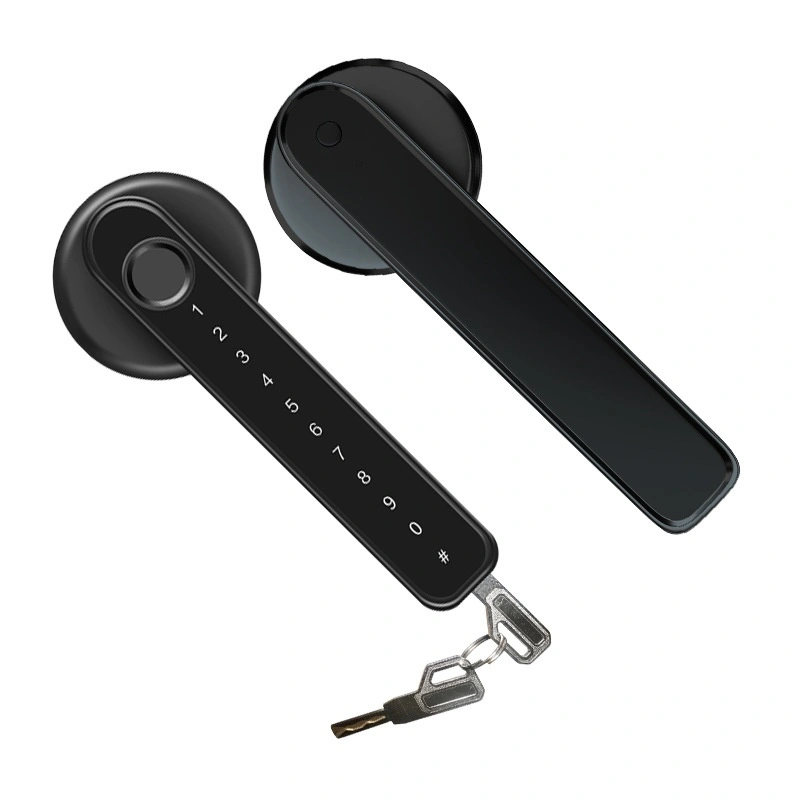 Indoor Door Wooden Door Fingerprint Lock Bedroom Bluetooth APP Remote
