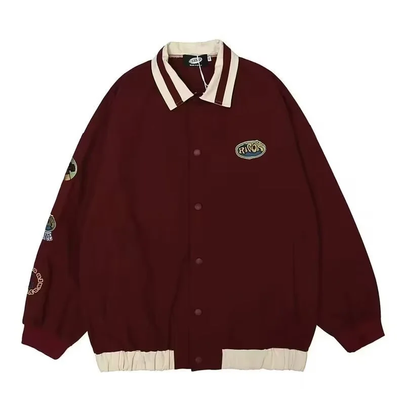 Street Couple Patchwork Jacket Women