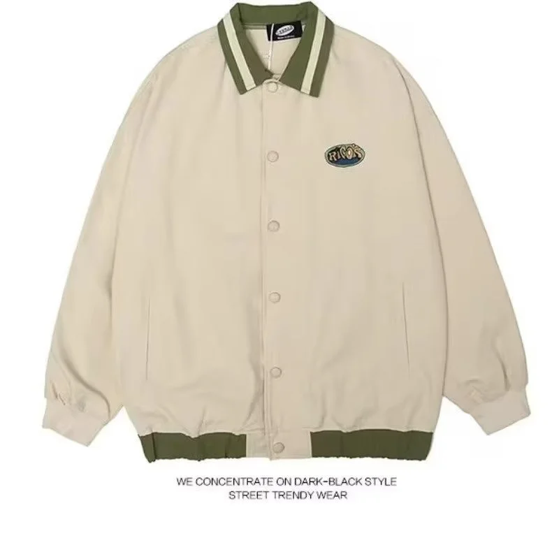 Street Couple Patchwork Jacket Women