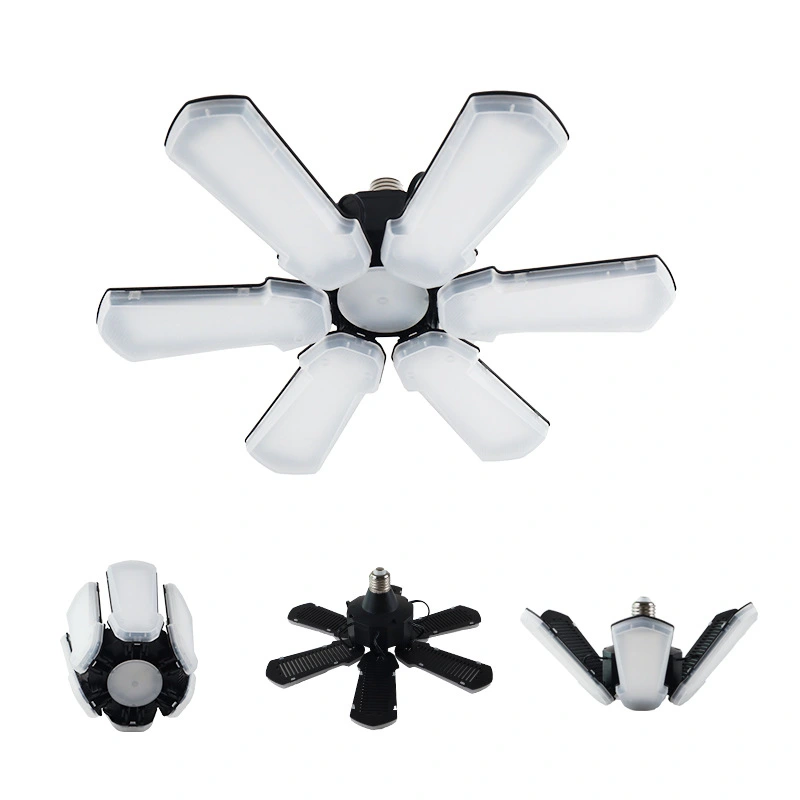 LED Garage Deformation Folding 6-leaf Lighting Industrial And Mining Lamp