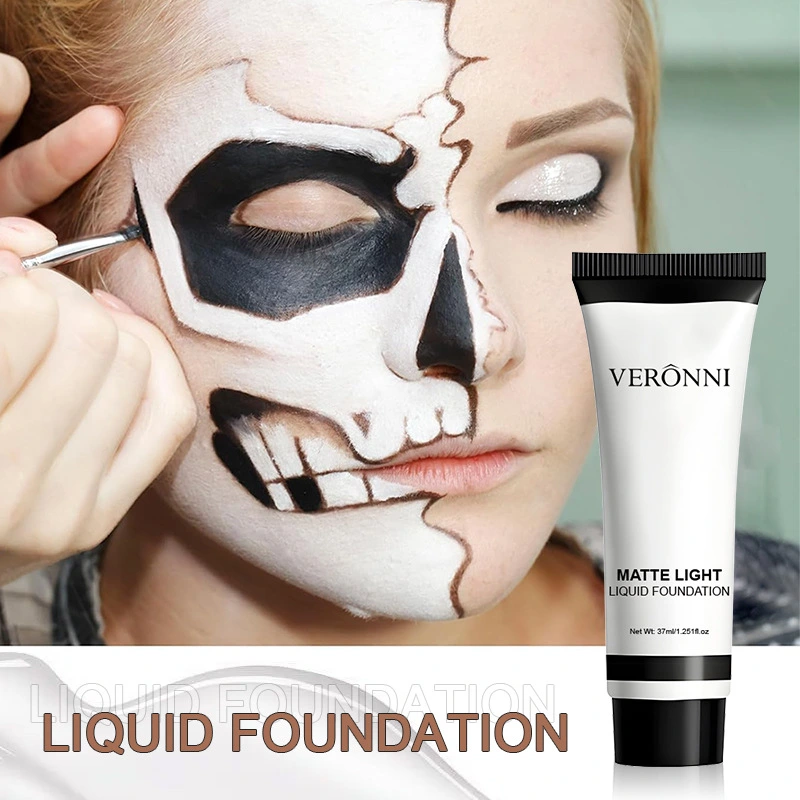 Pure White Foundation COS Stage Makeup Concealer Long-lasting And Smudge-proof