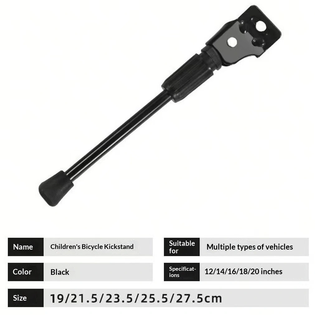 Bicycle Kids Bike Single Support 12to26 Inch Folding Bike Side Stand