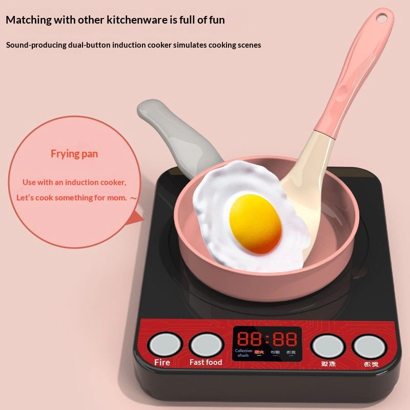 Children's Simulated Kitchenware Playset For Cutting, Cooking, And Making Meals