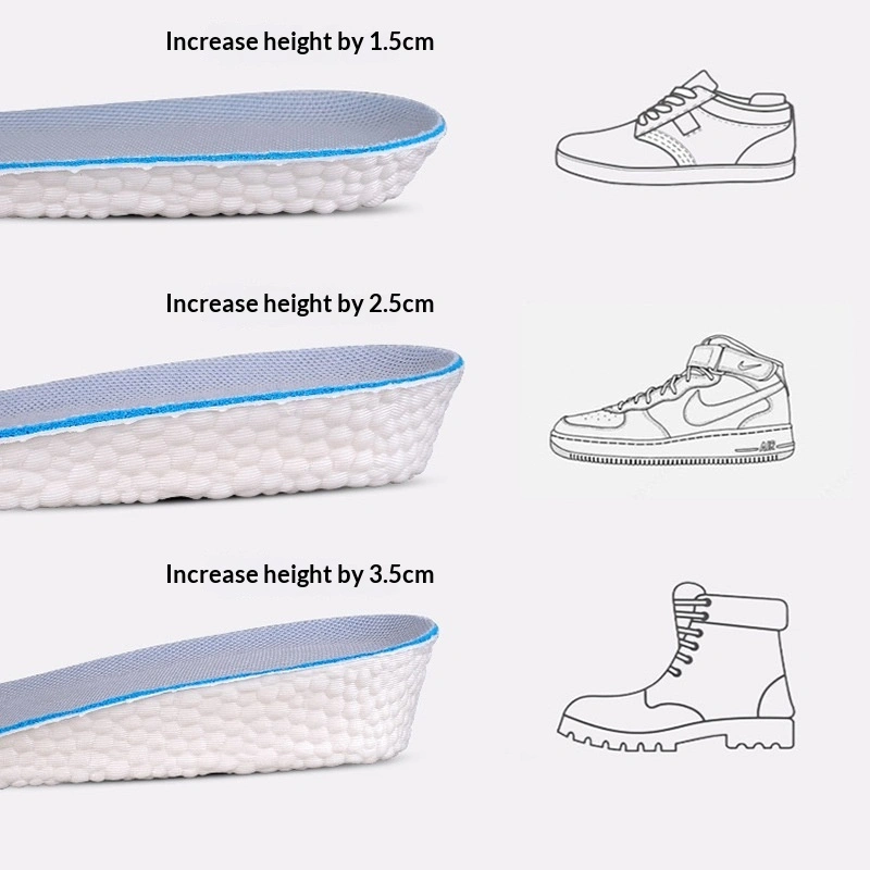 Height Increasing Insoles For Men Full Cushion With Hard Base No Collapse