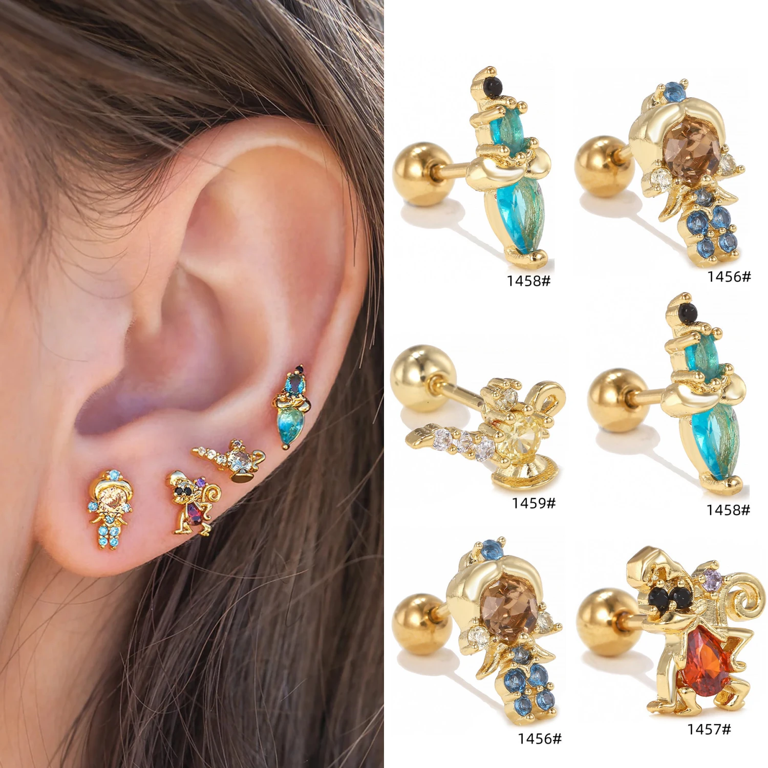 Fashion Personality Female Stylish Piercing Jewelry