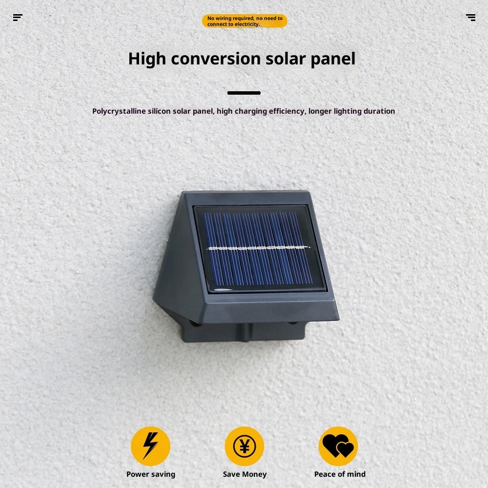 Solar Outdoor Wall Washer Light For Home Courtyard