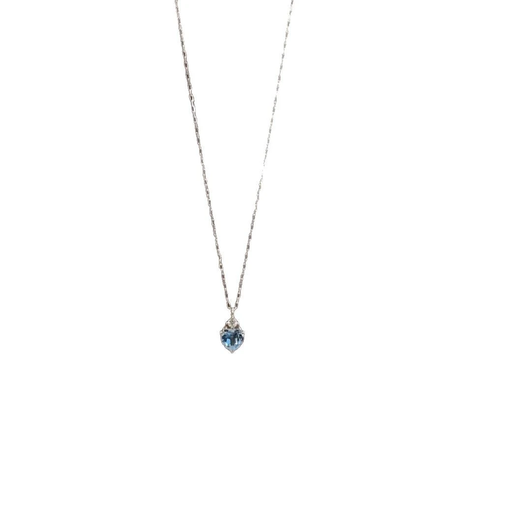 Blue Tears Necklace Pendant Women Small Design Luxury High-end Sense