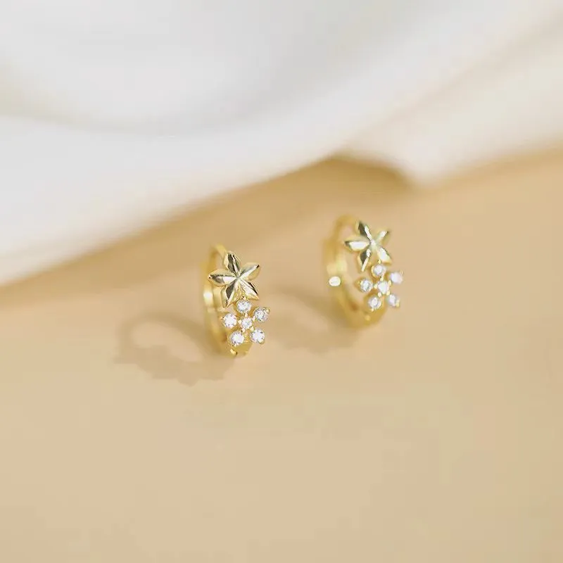 Women's Simple Fashion XINGX Little Flower Earrings