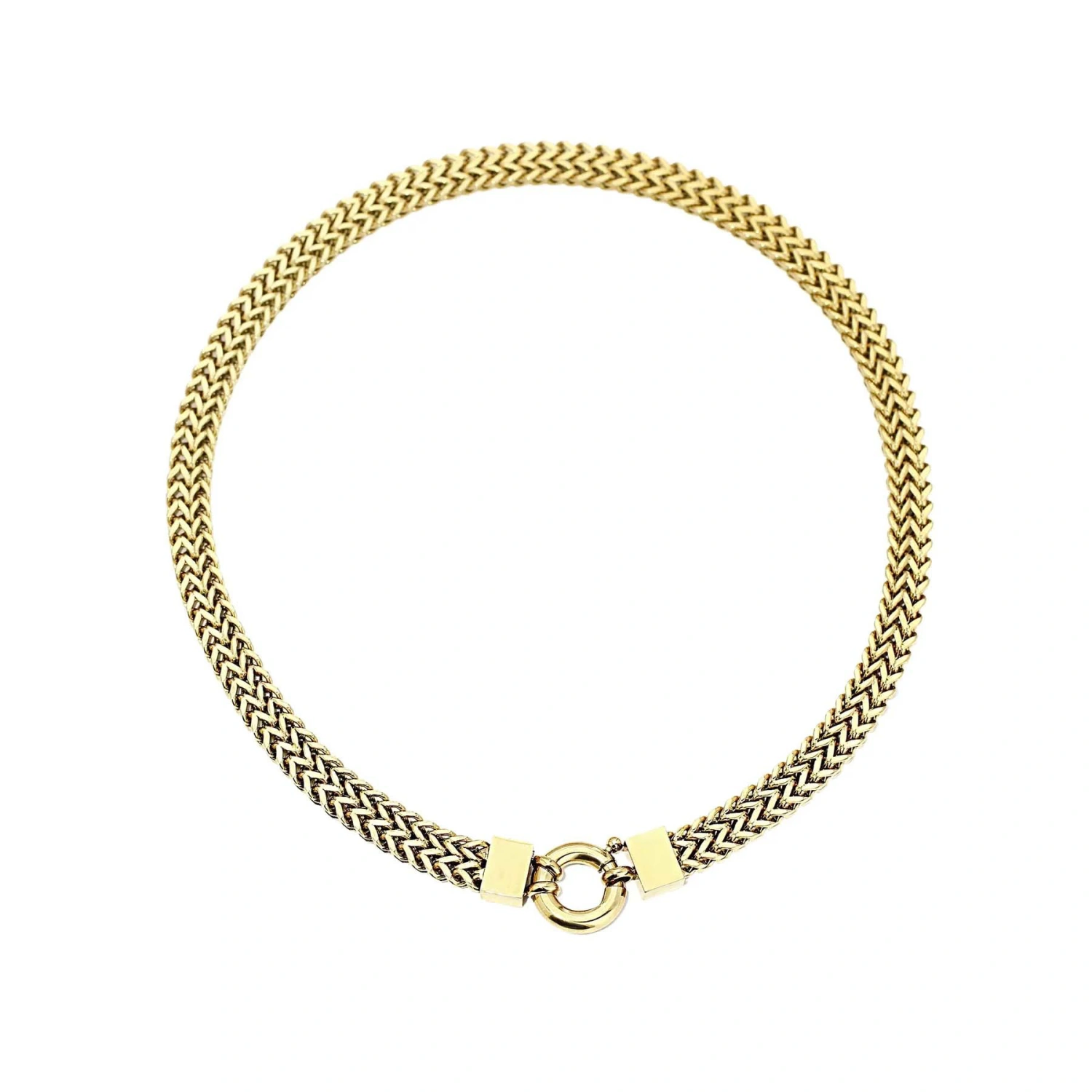 Simple And Stylish 18K Vacuum Gold-plated Titanium Steel Bracelet
