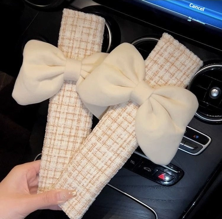 Car Seat Belt Simple Bow All-season Universal Shoulder Protector