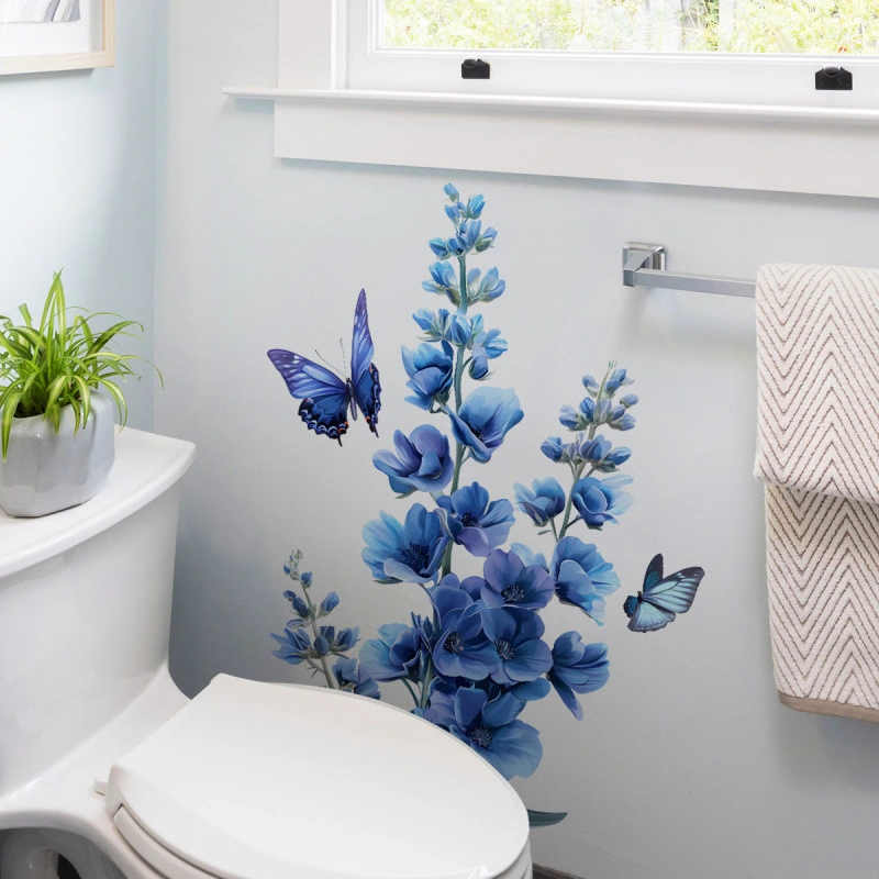 Bathroom Home Decor Wall Stickers Self-adhesive Paper