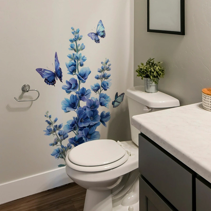 Bathroom Home Decor Wall Stickers Self-adhesive Paper