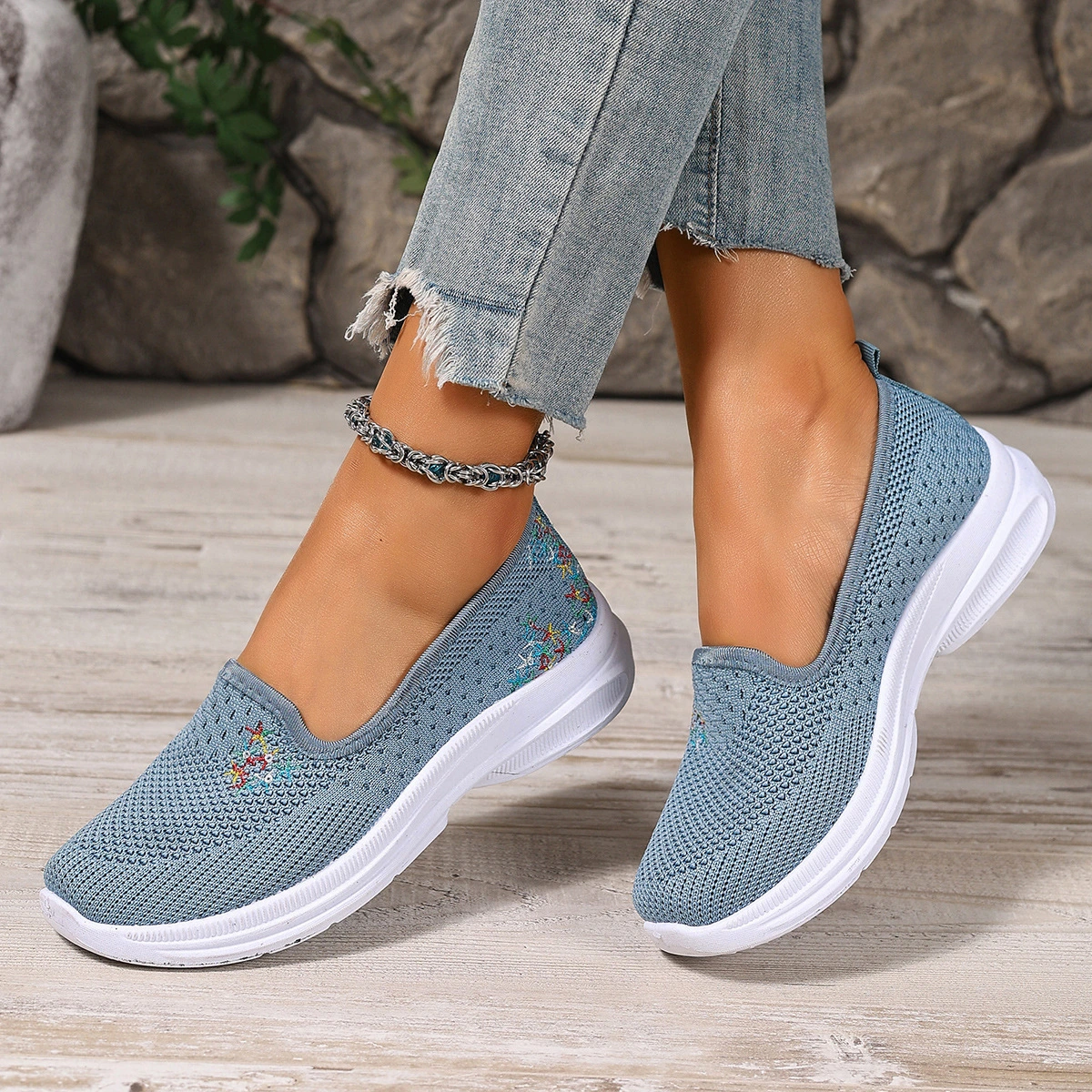 Women's Mesh Casual Breathable Soft-soled Shoes