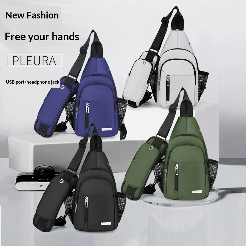 Large-capacity Fashionable Chest Backpack For Outdoor Activities