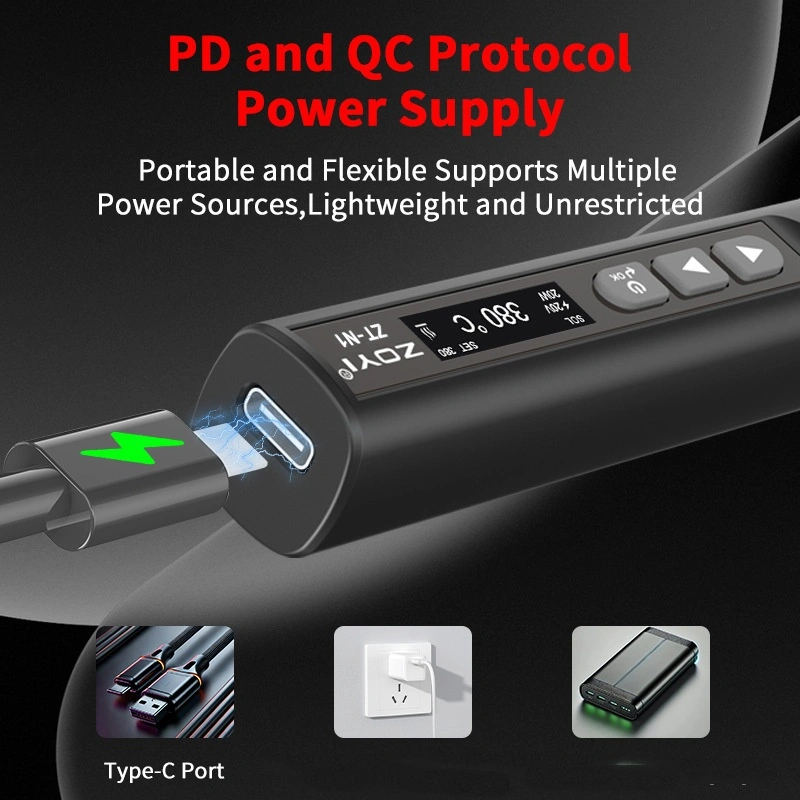Smart Constant-Temperature Soldering Iron High-Power 96W Compact Soldering Pen