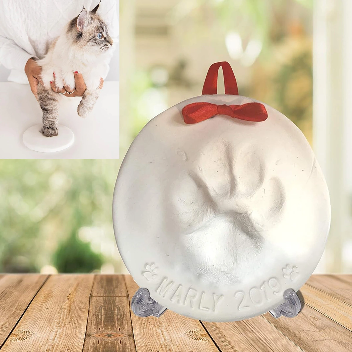 White Pet Cat And Dog Paw DIY Ink Pad Souvenir
