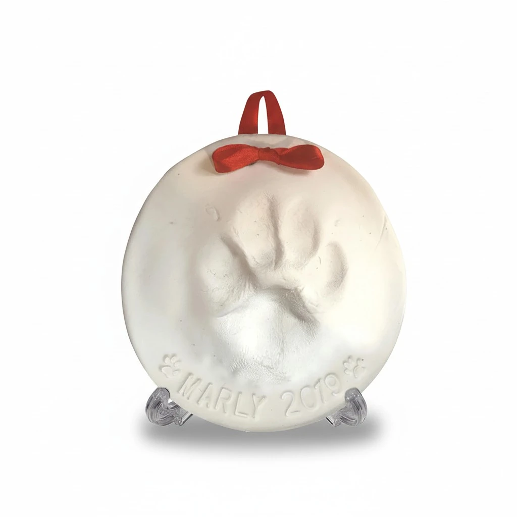 White Pet Cat And Dog Paw DIY Ink Pad Souvenir
