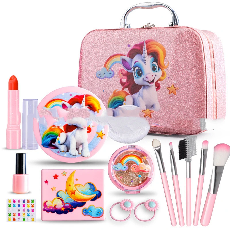 Imitation Jewelry Vanity Sets Girls' Makeup Princess-themed Bags Playhouse Sets