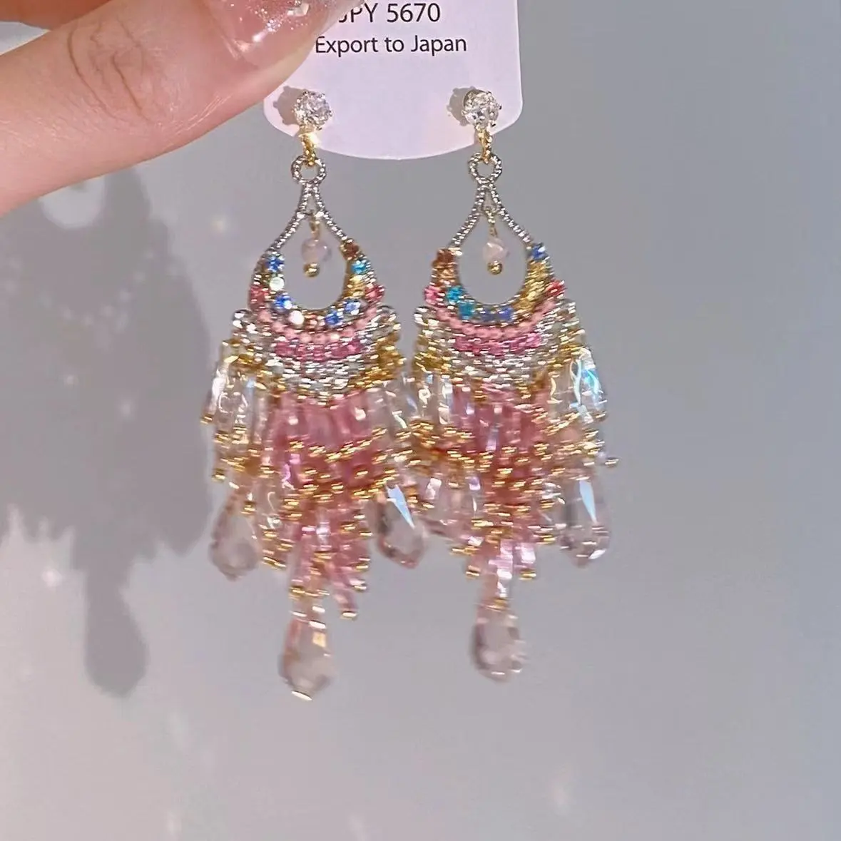 New Vintage Long Tassel Earringselegant And Versatile