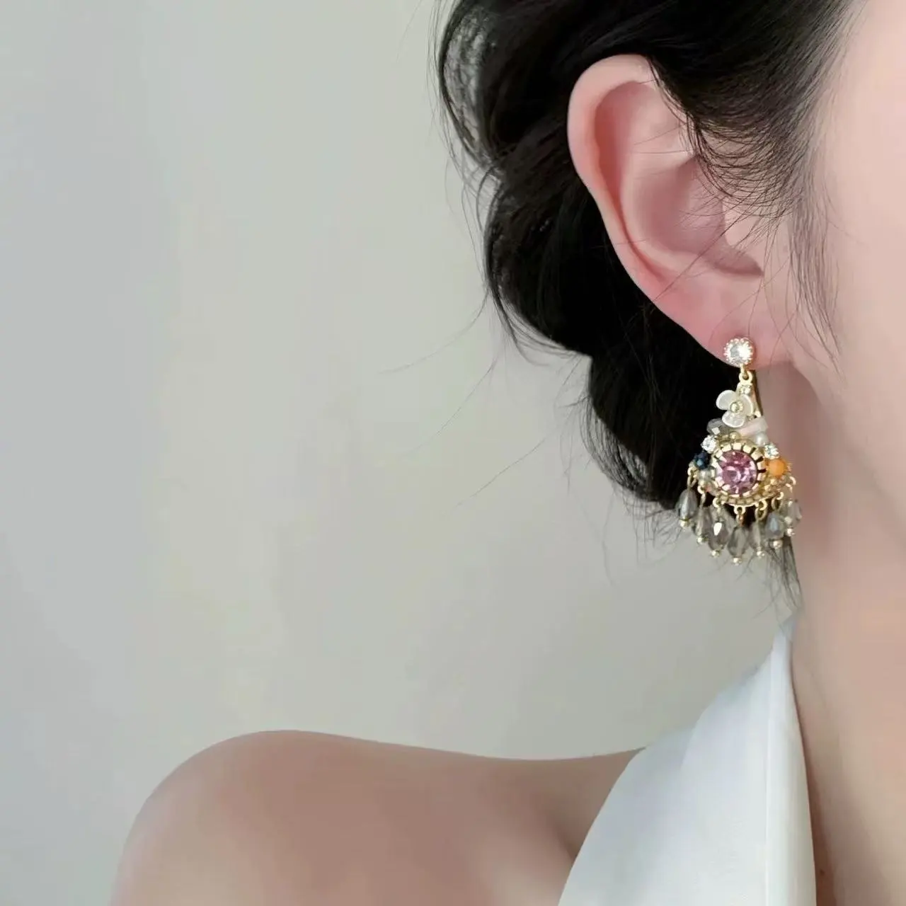 New Vintage Long Tassel Earringselegant And Versatile