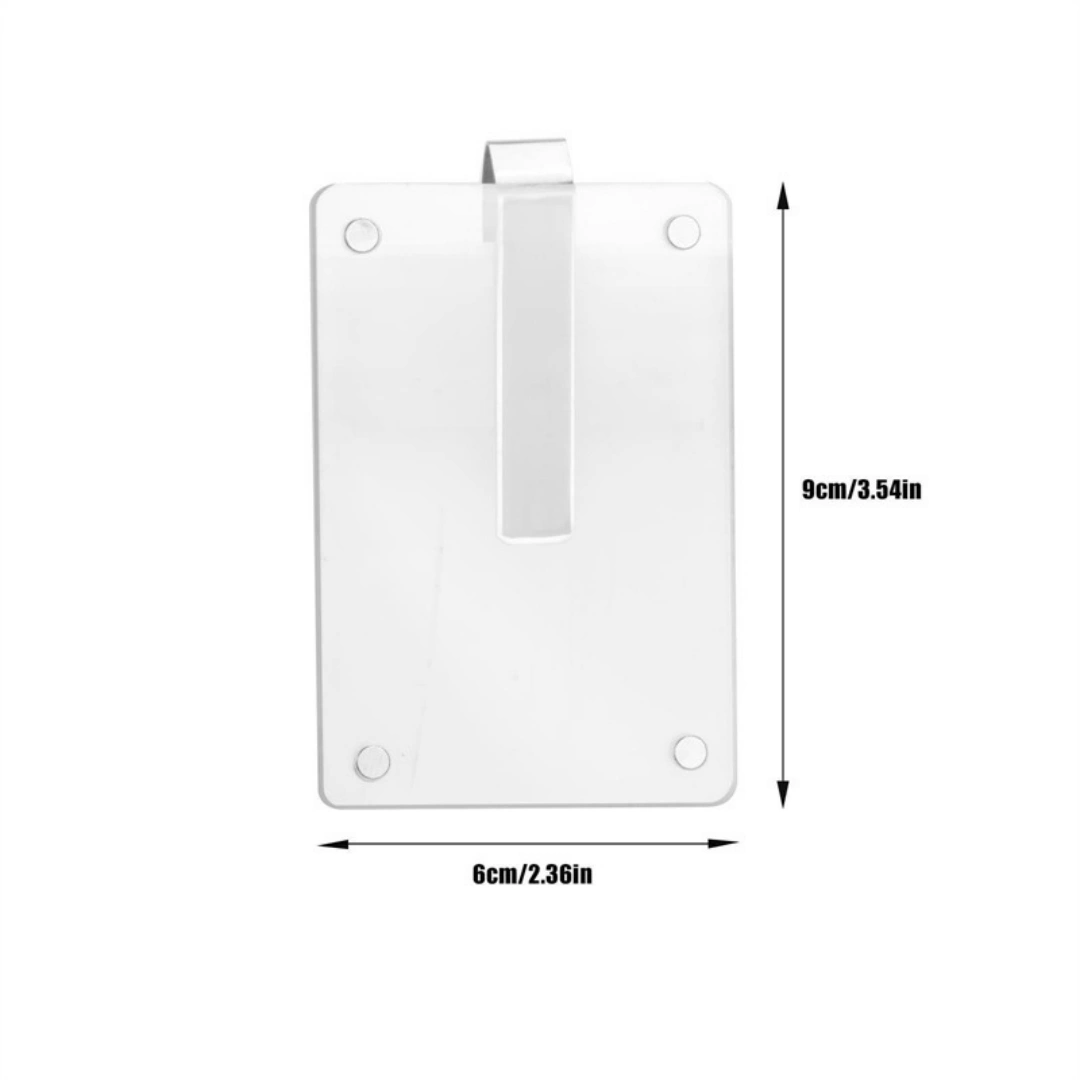Acrylic Magnetic Photo Frame Car Sunshade Clip