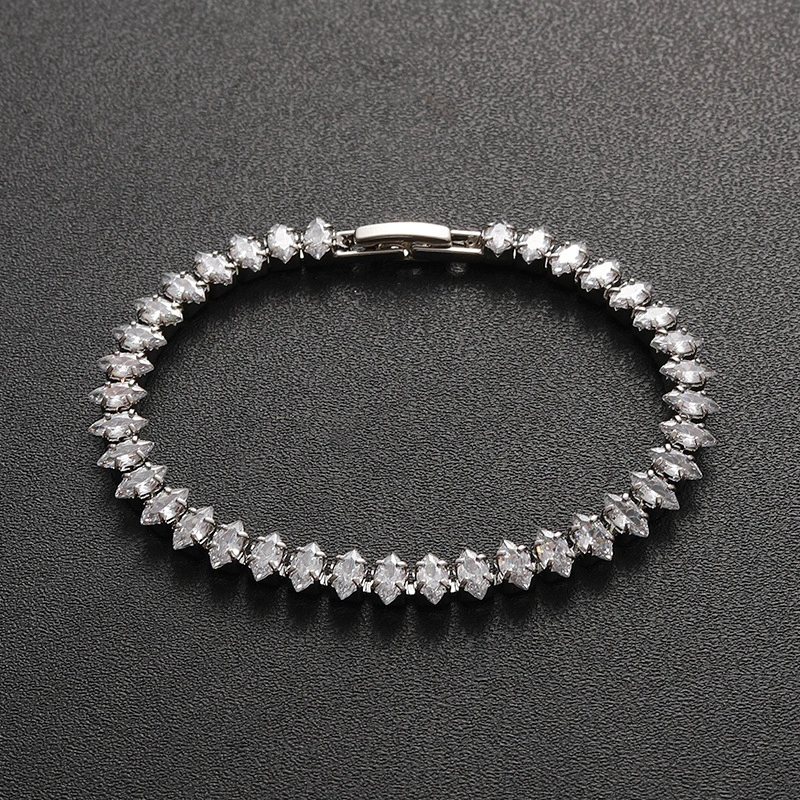 Water-drop Full-diamond Bracelet For Women Featuring Zirconlight Luxury With A Premium Sophisticated Vibe