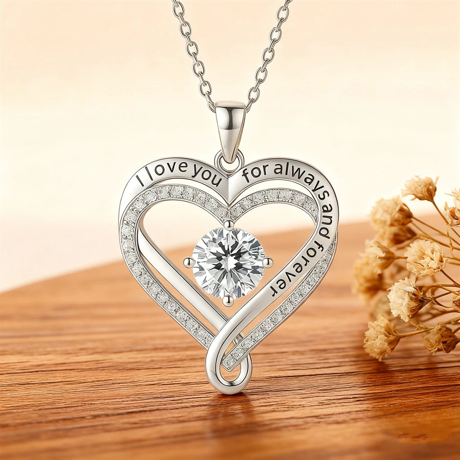 Double-layer Heart Necklace For Women