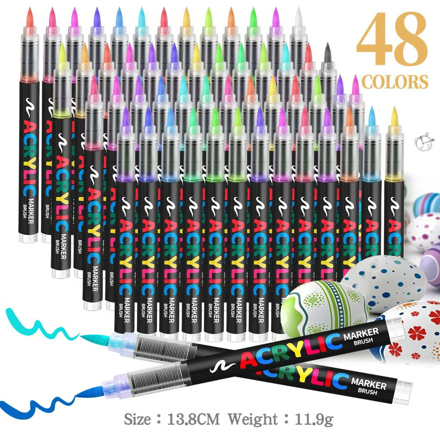 Cross-border Direct-ink Acrylic Markerswaterproof And Suitable For Layering Colors