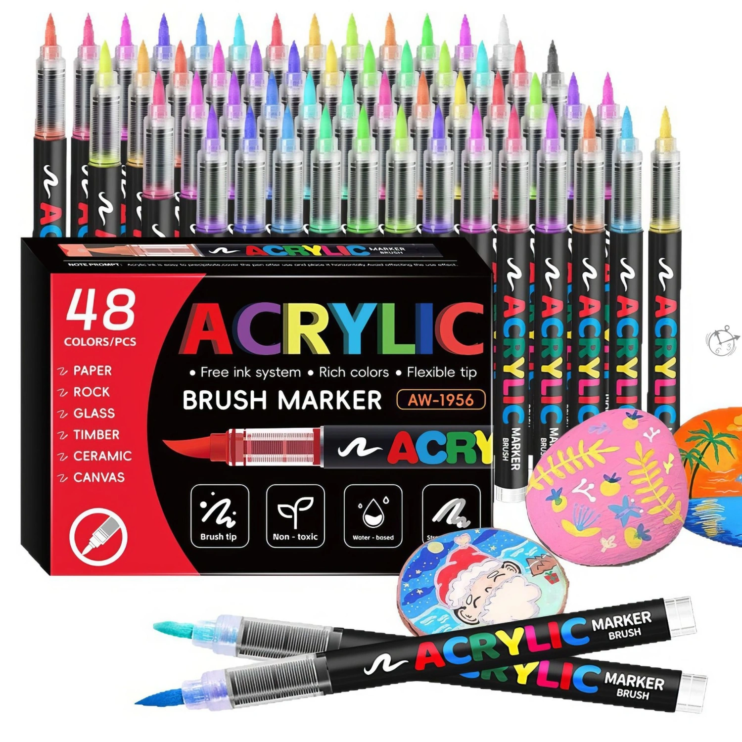 Cross-border Direct-ink Acrylic Markerswaterproof And Suitable For Layering Colors