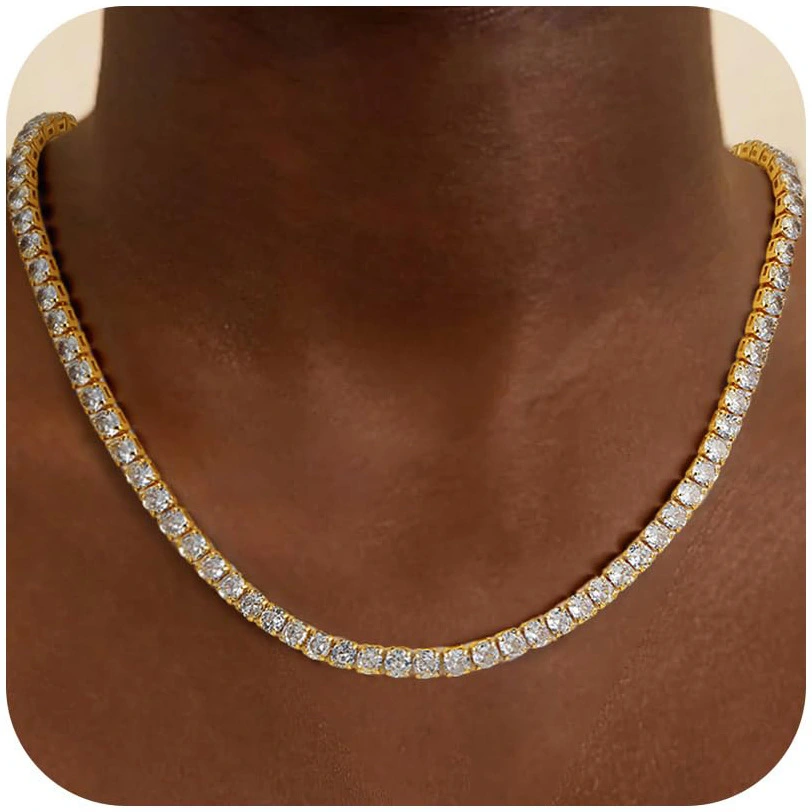 Popular Double-oval-overlapping Pendant Necklace