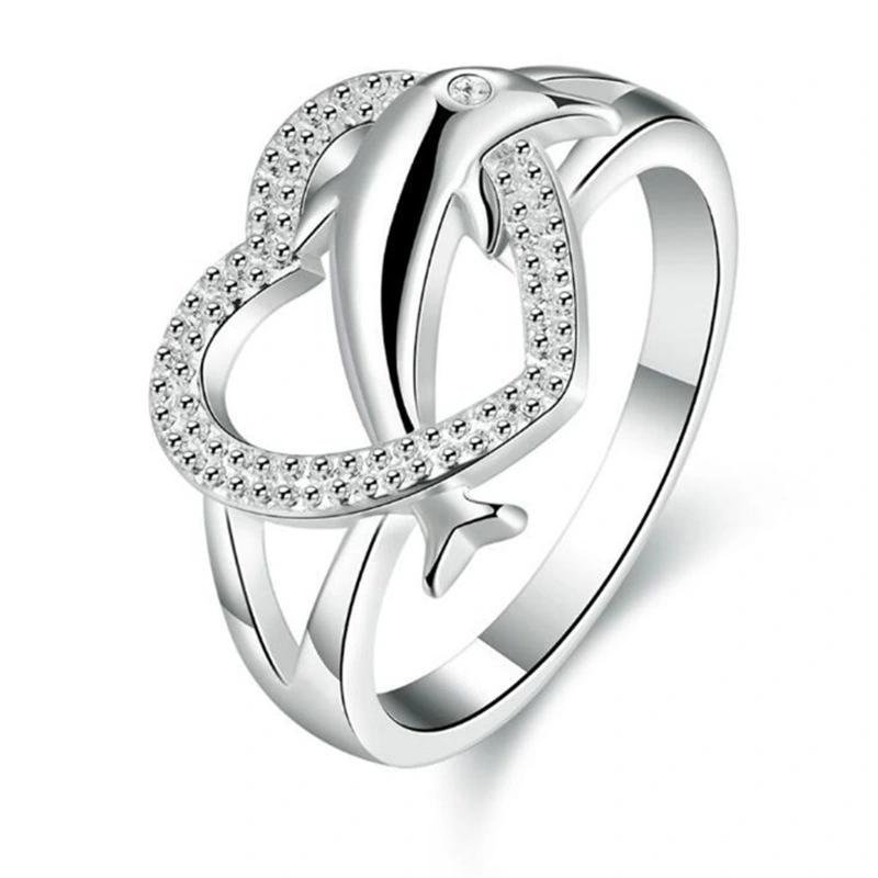 Ring Simple Fashion Lovely Little Dolphin Women