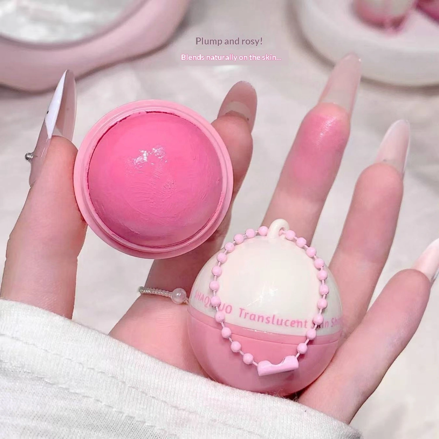 Sheer Luminous Blush Spheres For A No-makeup Makeup Look