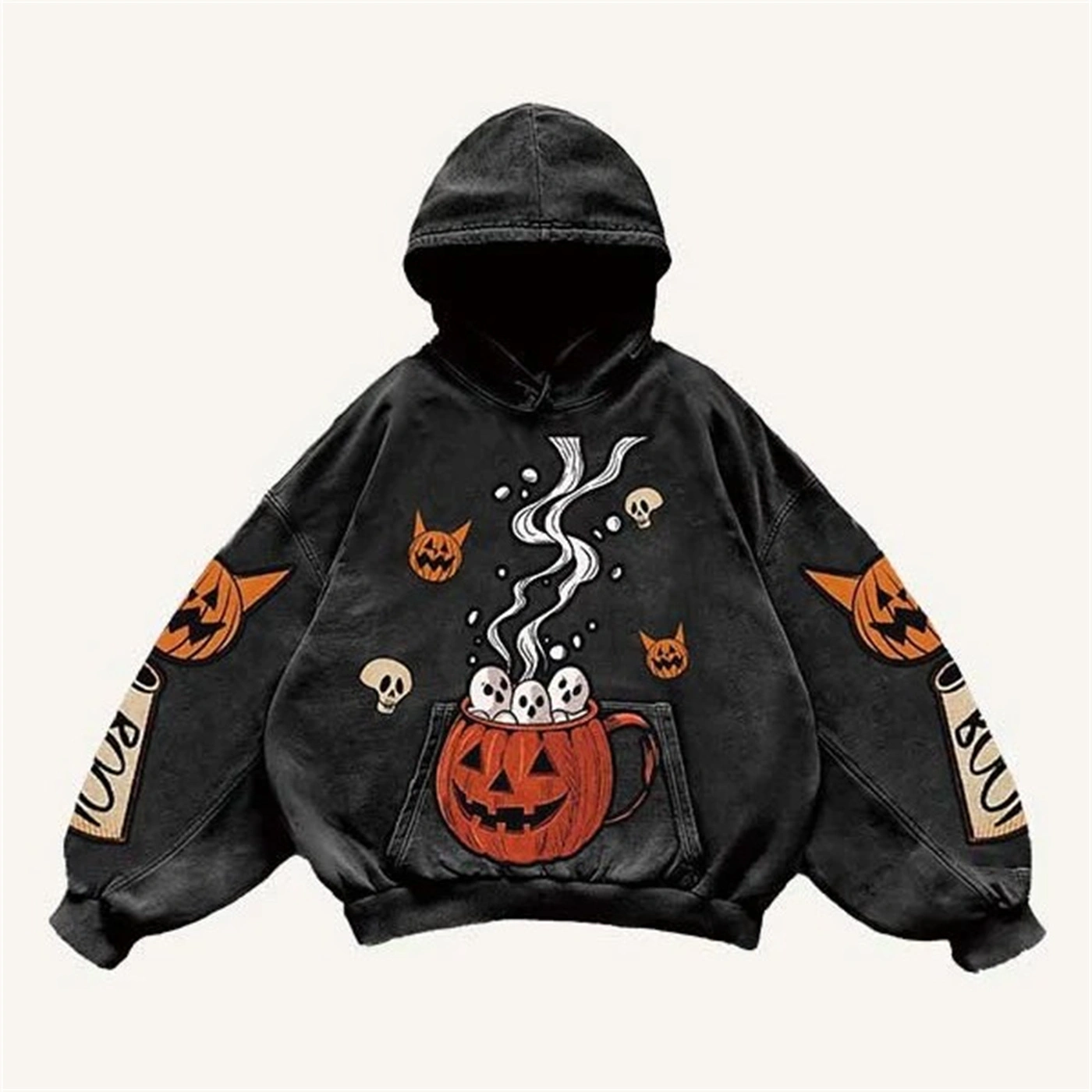 Fashion Casual Printed Polyester Sweater