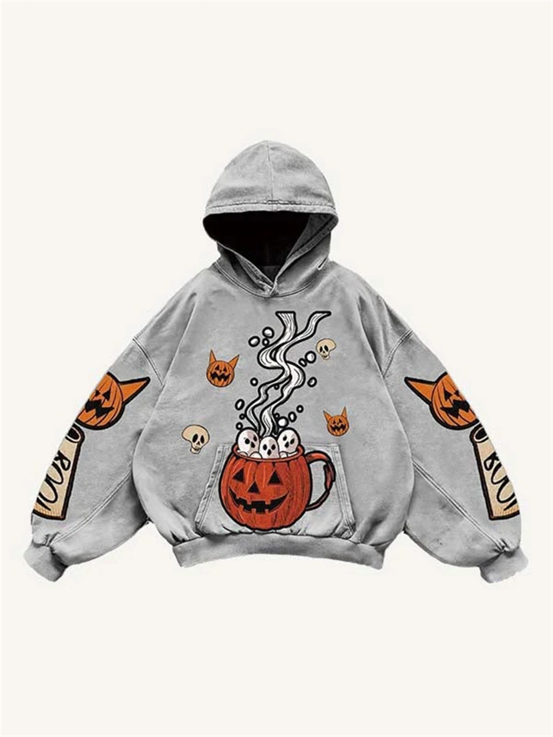Fashion Casual Printed Polyester Sweater