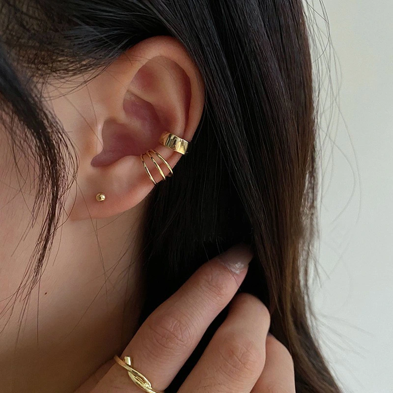 Women's Retro Elegance, Fashion, Simplicity Multi-ring Ear Clip