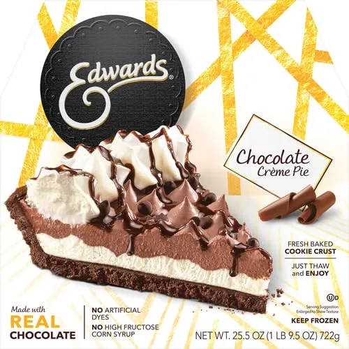 Edward's MultiServe Hershey's Pie Frozen, Chocolate, 25.5 Ounce