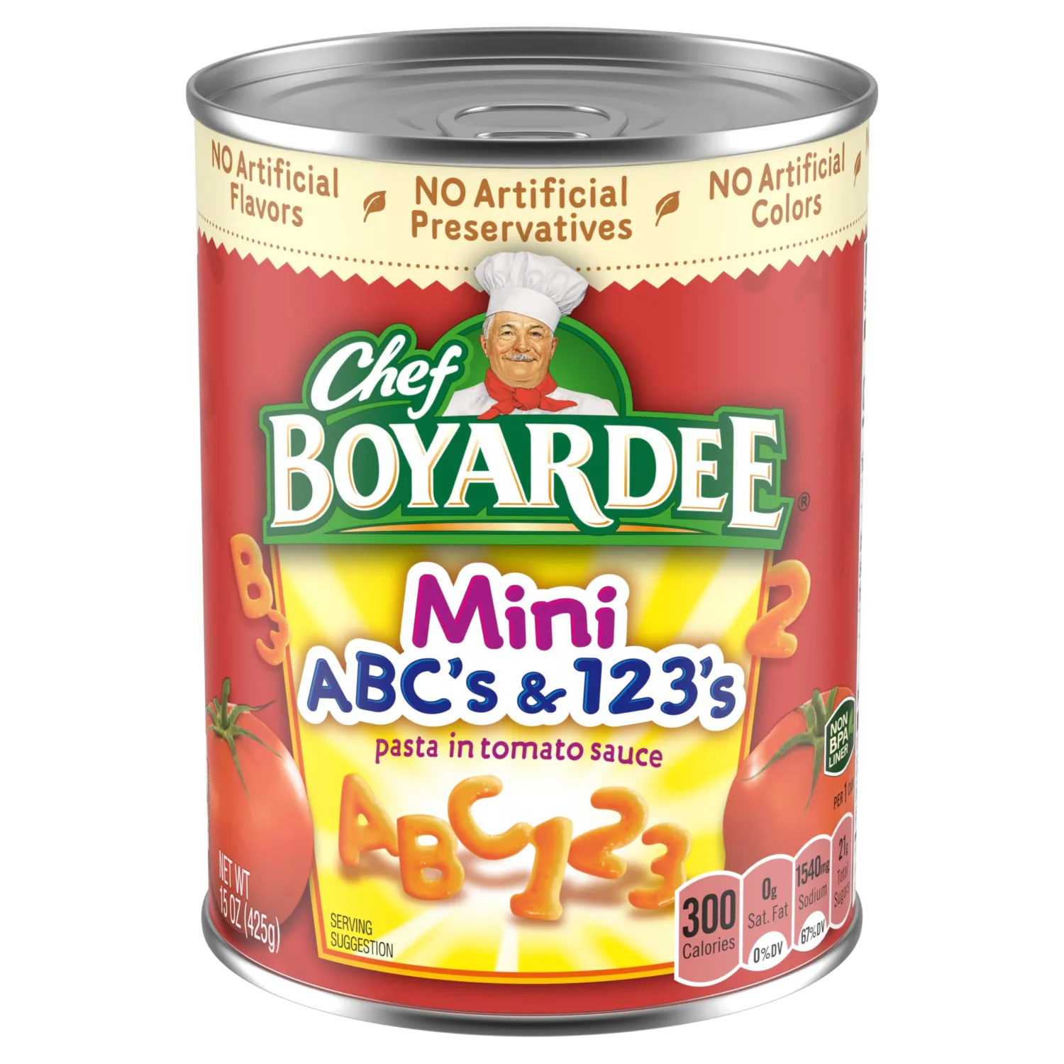 Chef Boyardee Mini ABC's and 123's, 15 oz