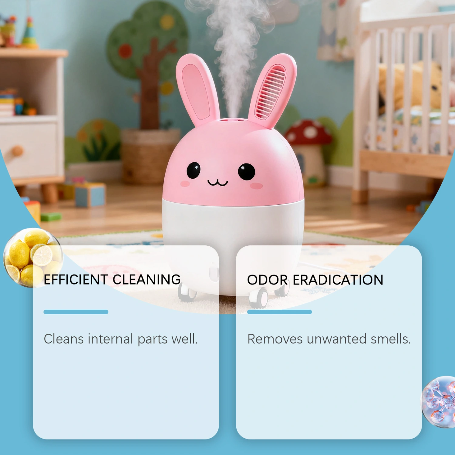 Humidifier Cleaner For Purifying Air In Home Living Rooms And Bedrooms